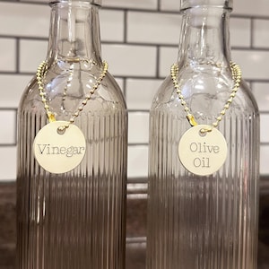 Home Organization Labels: Hand Stamped Custom Kitchen & Bath Decor in Aluminum and Brass