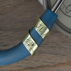 Custom Stethoscope ID Tag: Rock Crawler, Nurse, Doctor Gift