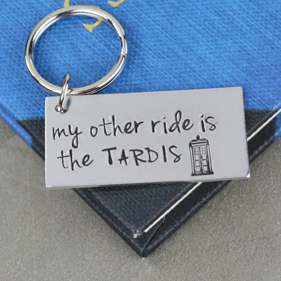 My Other Ride is the TARDIS Keychain - Doctor Who, Dr Who Il_570xn