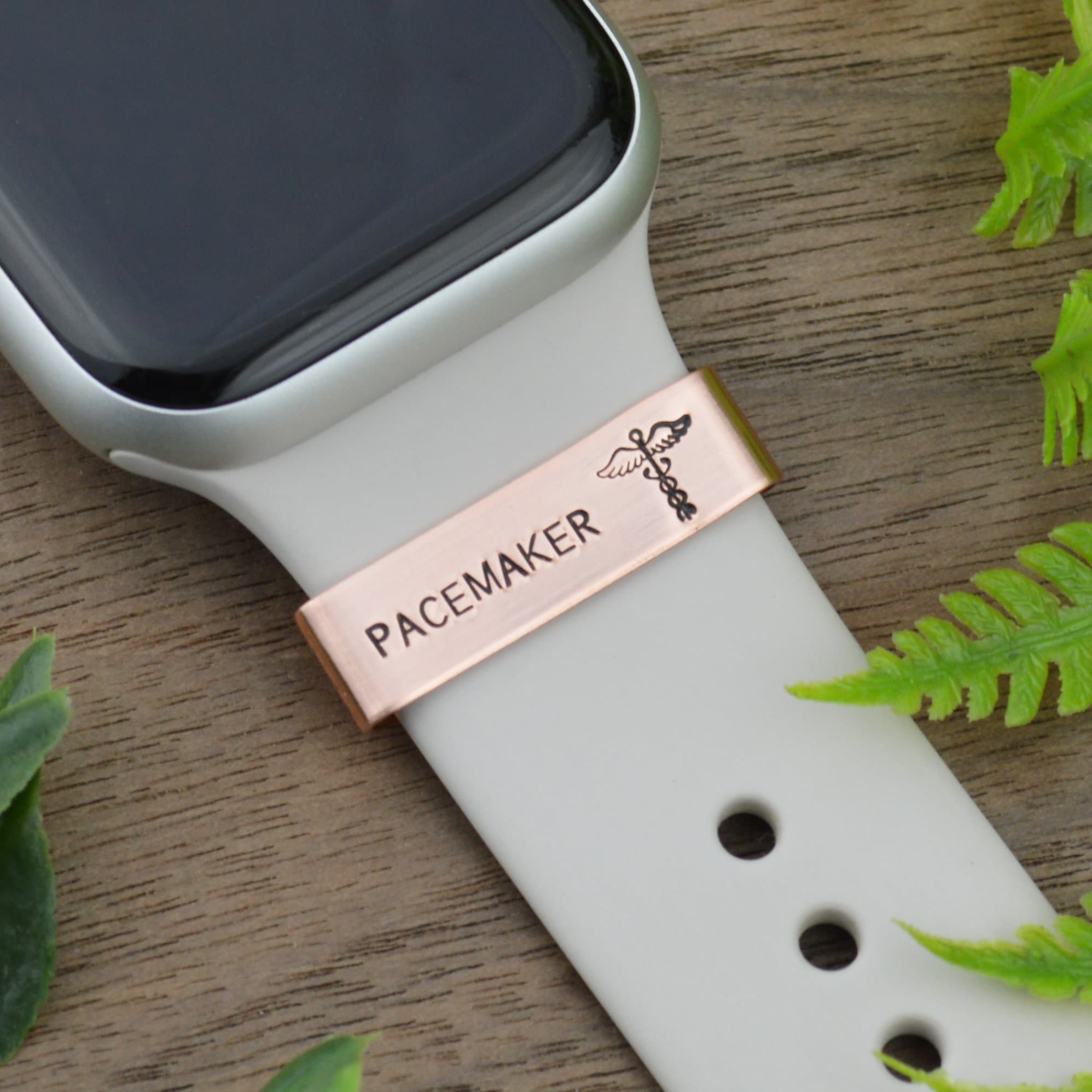 Custom Medical Alert Smart Watch Charm, Personalized Watch Band Charm, Medical ID Watch Band Slide Charm, Allergy Condition Emergency Alert