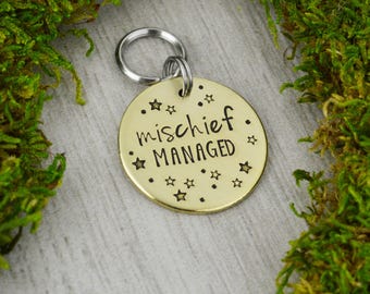 Unverschämt Hand Gestempelt Pet ID Tag: Individuelle Hundehalsband Marke