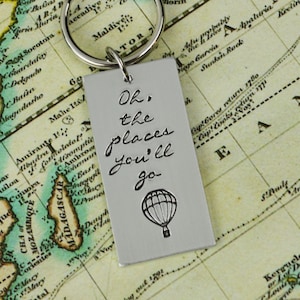 Oh The Places You'll Go Keychain image 1