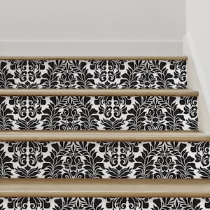 Damask Classic | Kolor niestandardowy | Naklejka winylowa na stopnie schodowe