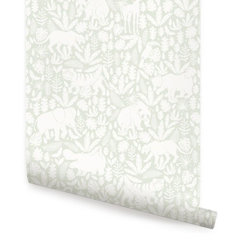 Animals Peel & Stick Fabric Wallpaper Repositionable Etsy