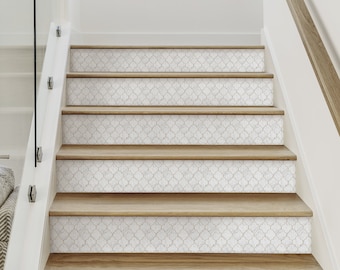 Moroccan Marble, Copper Gold,    Vinyl Peel and Stick Stair Riser Strip Sticker
