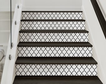 Moroccan, Custom Color,   Repositionable Stair Riser Strip