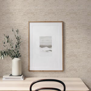 Revêtement mural aspect toile | Beige | Papier peint autocollant ou non collé | Non toxique