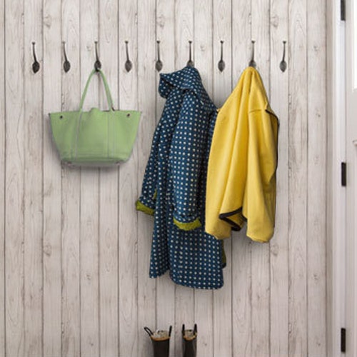 White Wood Self Adhesive Fabric Wallpaper Repositionable Etsy