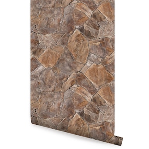 Split Stone Mosaic Stone Look, Dark, Wallpaper