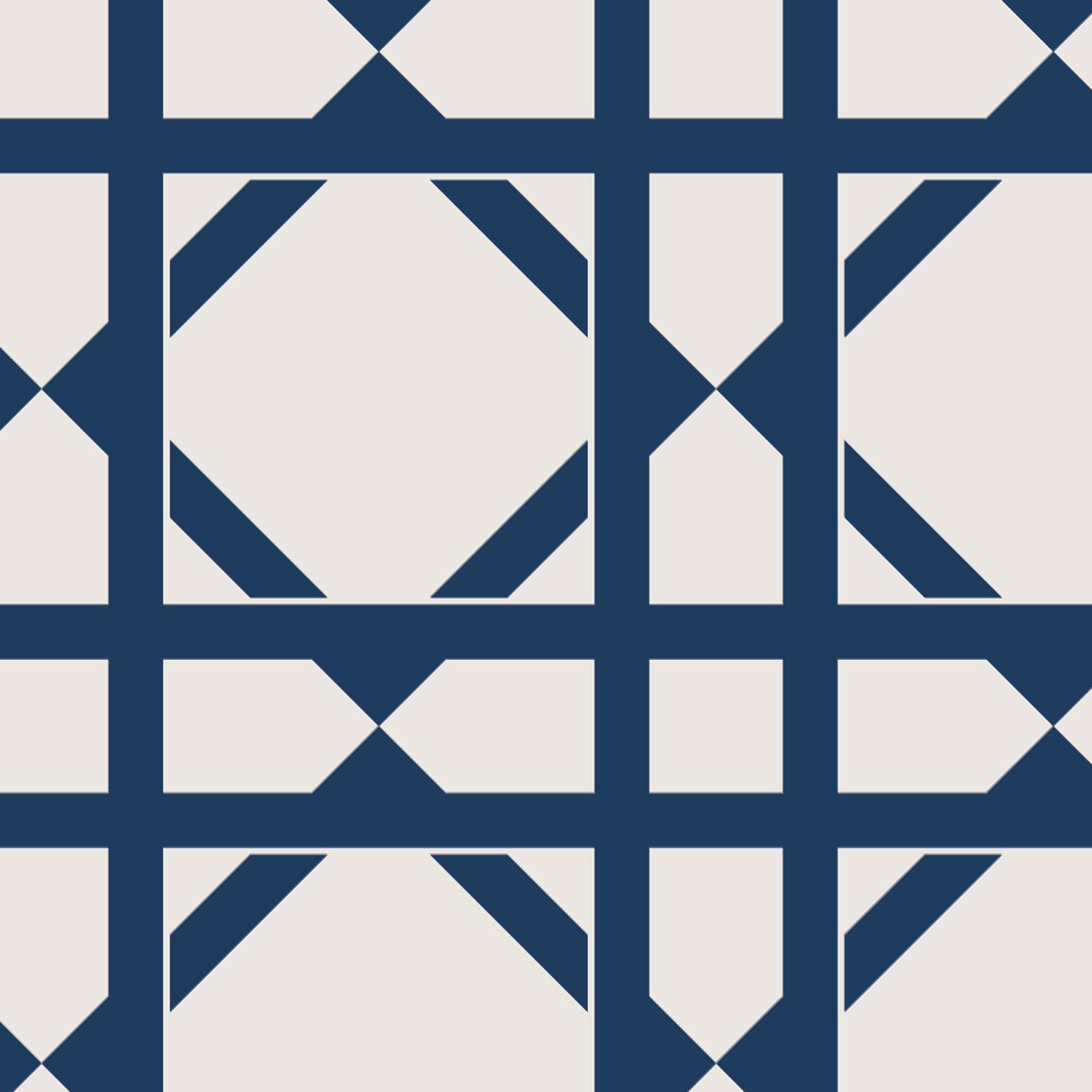 Geometric Bright Navy Peel & Stick Fabric Wallpaper Etsy
