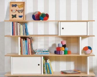Vertical Wall Covering | Beige White | Peel and Stick or Unpasted Wallpaper Mural | Non-toxic