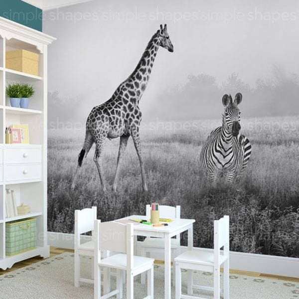 Extra Large Safari Wall Decals Etsy
