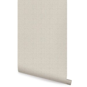 Burlap Hash Pattern, Desert Taupe,  Wallpaper