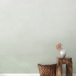 Watercolor Ombre Mural Wallpaper, Sage,  Wall Mural