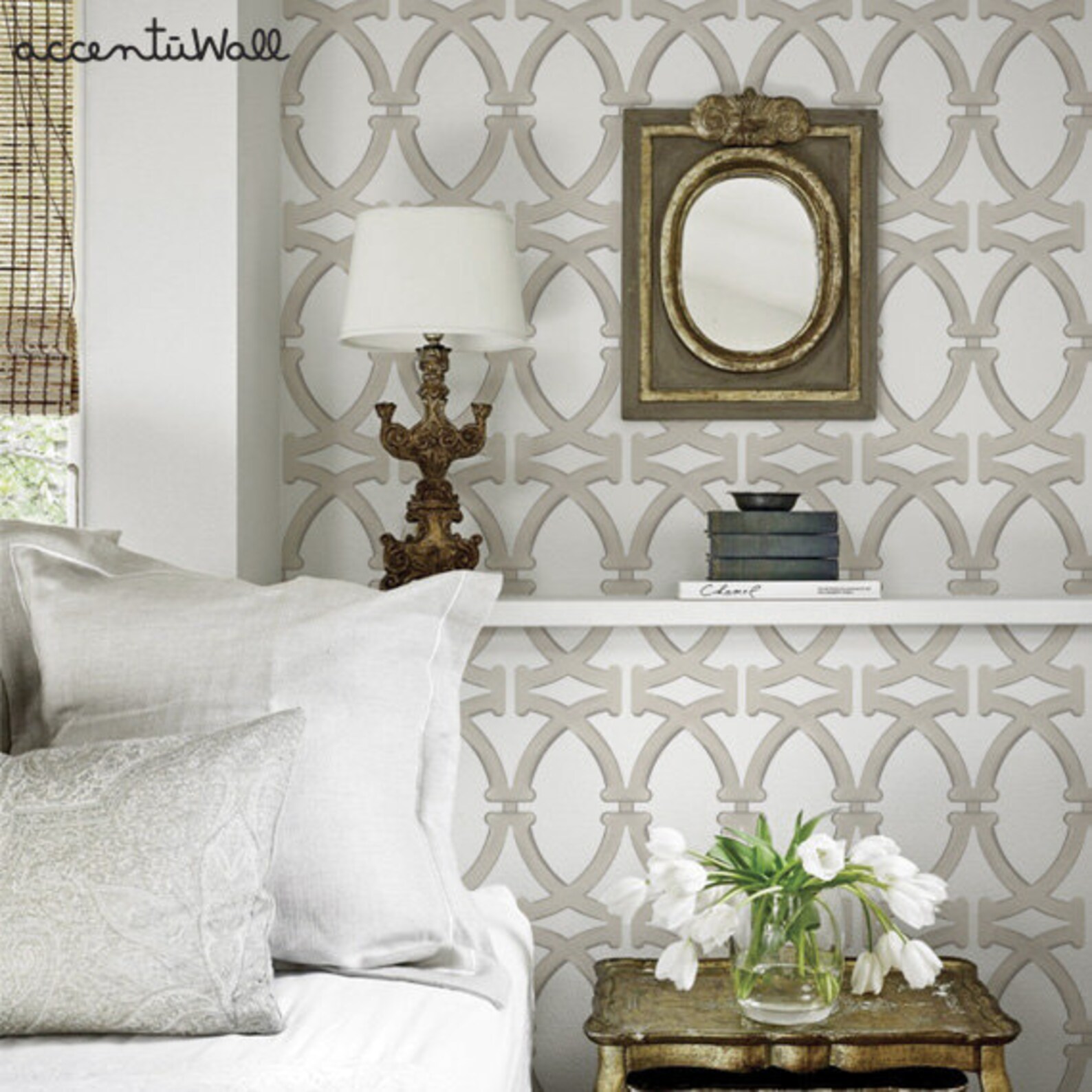 Links Nickel Peel & Stick Fabric Wallpaper Repositionable Etsy