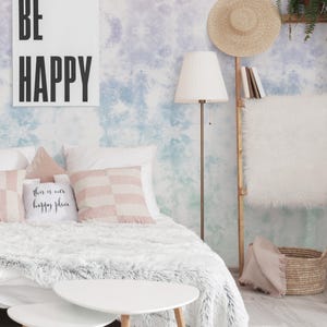 Tie Dye Abstract Mural Wallpaper, Ocean Surf,  Wall Mural