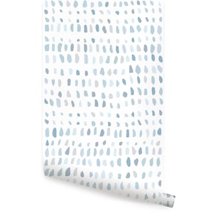Confetti Time Wallpaper, Blue,    Wallpaper