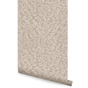 Forest Foliage, Beige,    Wallpaper