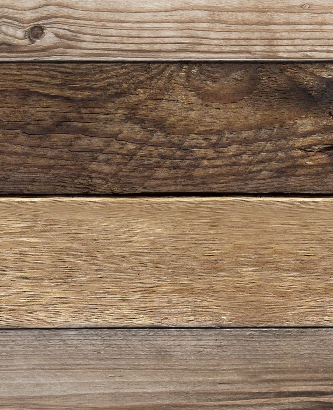 Reclaimed Wood Accent Mural Wallpaper Brown Wood Extra Large Etsy