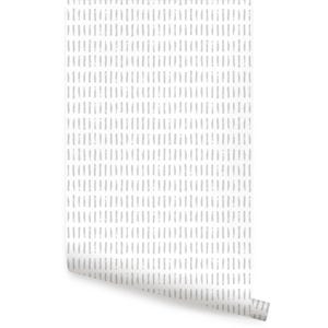 Brush Strokes Wallpaper, Grey,    Wallpaper