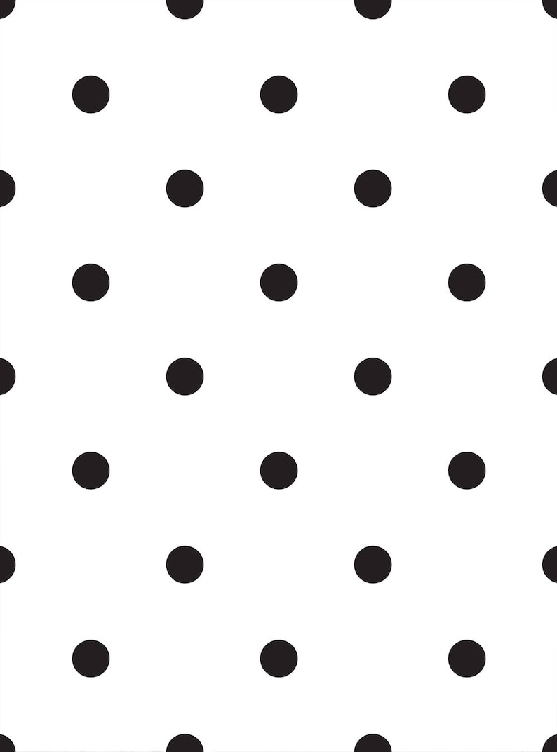 Small Polka Dots Peel & Stick Fabric Wallpaper Repositionable Etsy