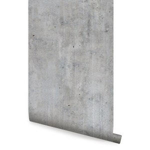 Cement Concrete Peel Stick Fabric Wallpaper Repositionable Etsy