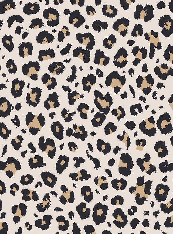 Animal Print Leopard Wallpaper Light Natural Self Adhesive - Etsy Animal Print Leopard Wallpaper Light Natural Self Adhesive - Etsy