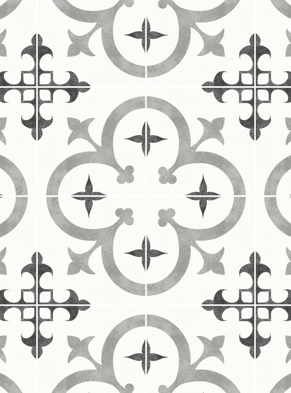 Moroccan Tile Effect Wallpaper Mustard/Grey/Black Moroccan Tile Effect Wallpaper Mustard/Grey/Black