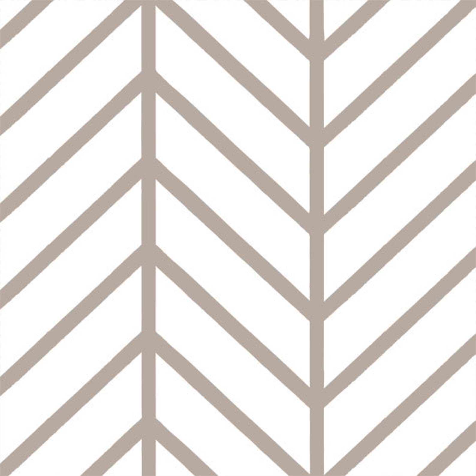 Herringbone Line Warm Gray Peel & Stick Wallpaper Etsy