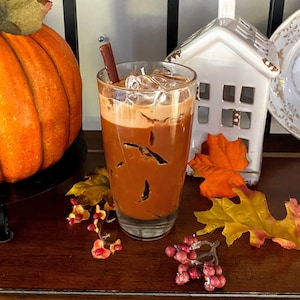 Pumpkin Spice Iced Latte candle