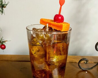 Rum and Coke gel wax candle! Looks and smells real!!