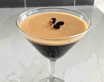 The Original Espresso Martini Candle -Real Coffee Beans! Made in USA! Ships Same or Next Business Day! 9 Fragrance Options!