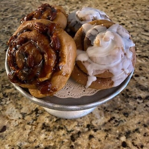 XL Sticky Buns, Cinnamon Bun and Orange Danish Candles