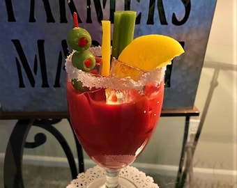 Bloody Mary Candle that looks and smells amazingly real!