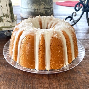 Salted Caramel Bundt Cake Candle - 6" | Candle Gift | Bakery Candle