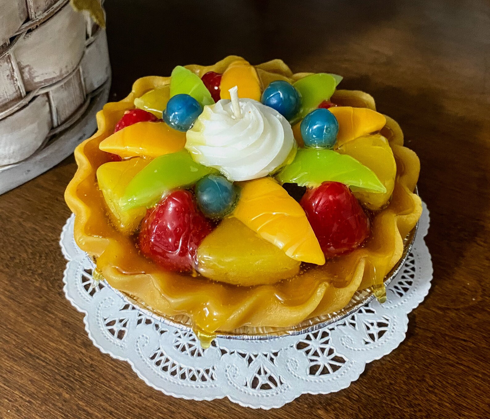 Tropical Fruit Pie Candles that look and smell amazing Etsy