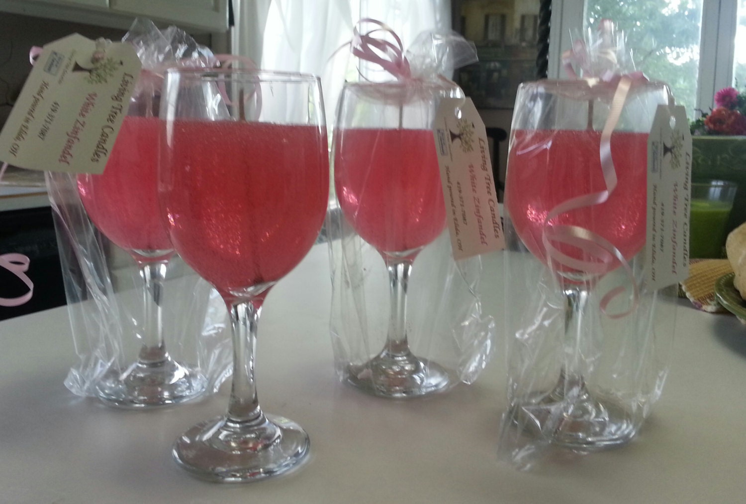 White Zinfandel Gel Candle Etsy