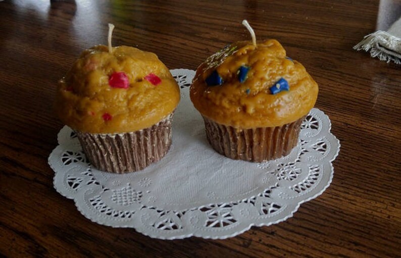 Muffin Candles that look and smell amazing Etsy