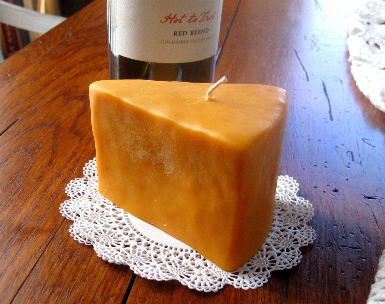 Wine Candle Cheese Wedge Candle and a cluster of Etsy