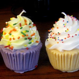 Super Cute Cupcake Candles! - Soy Candle - Birthday Gift - Birthday Candle