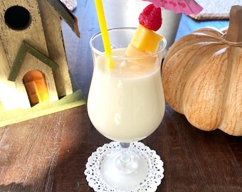 Pina Colada Soy Wax Candle - Looks and Smells Real!!