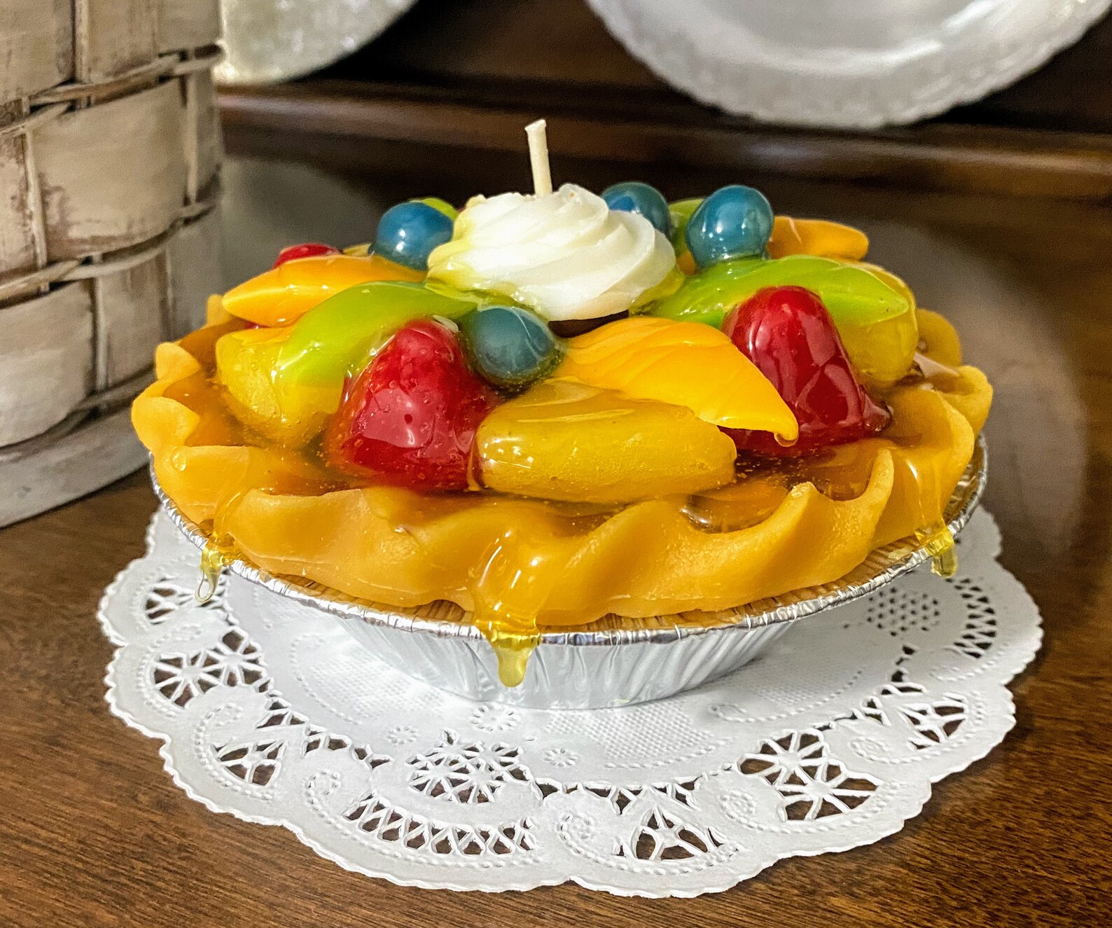 Tropical Fruit Pie Candles that look and smell amazing Etsy