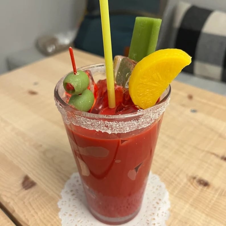 LivingTreeCandles Bloody Mary Candle