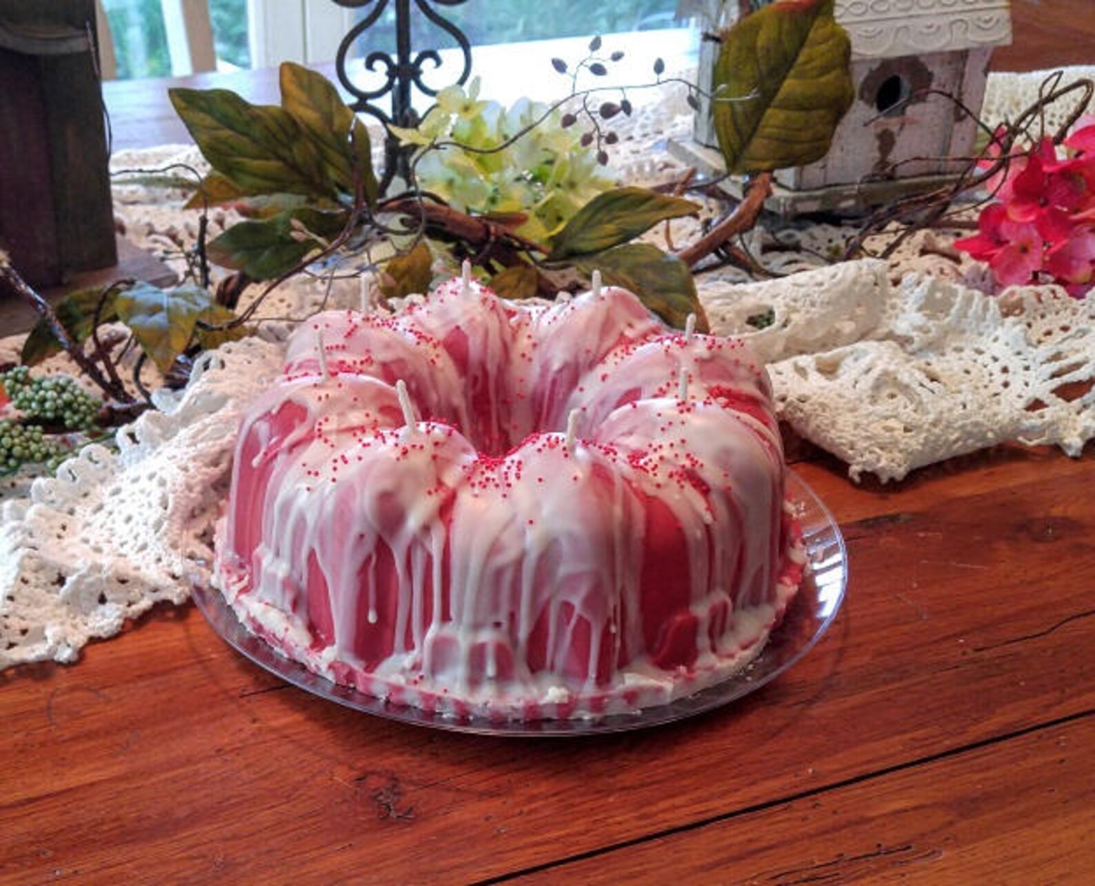 Bundt Cake Soy Wax Candle. Full Size Cake Etsy