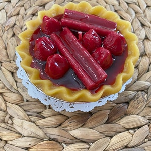 Strawberry Rhubarb Fruit Pie Candles 5 Smells SO REAL image 4