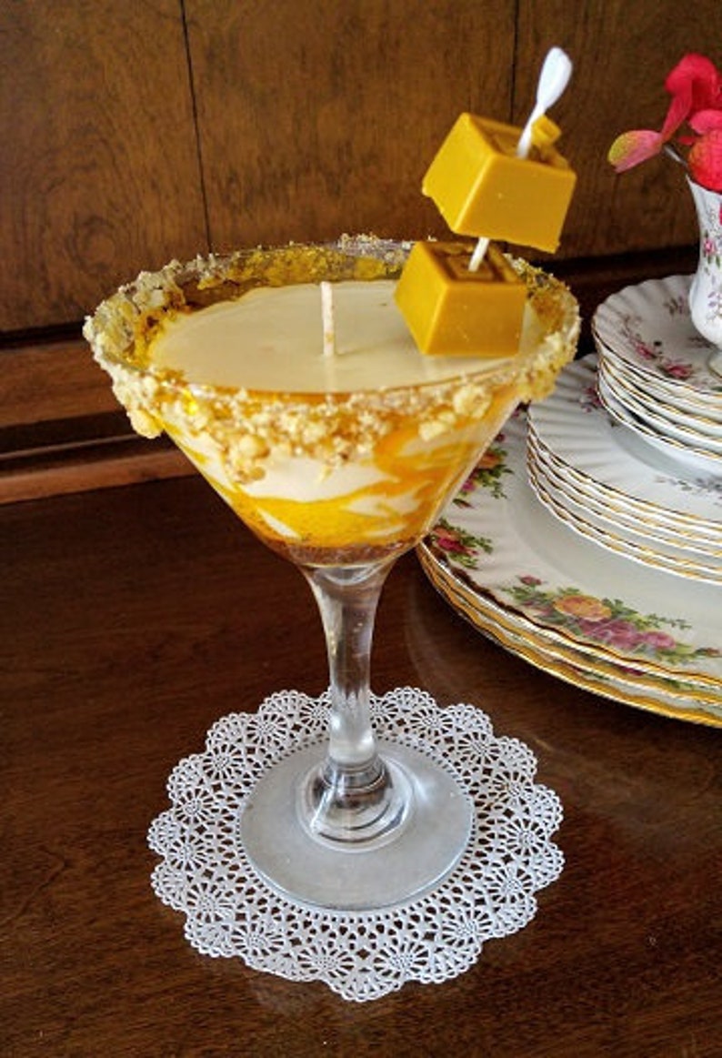 Caramel Cheesecake Martini candle made with soy wax Etsy