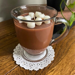 ¡Vela de cera de soja con sabor a chocolate caliente! imagen 5