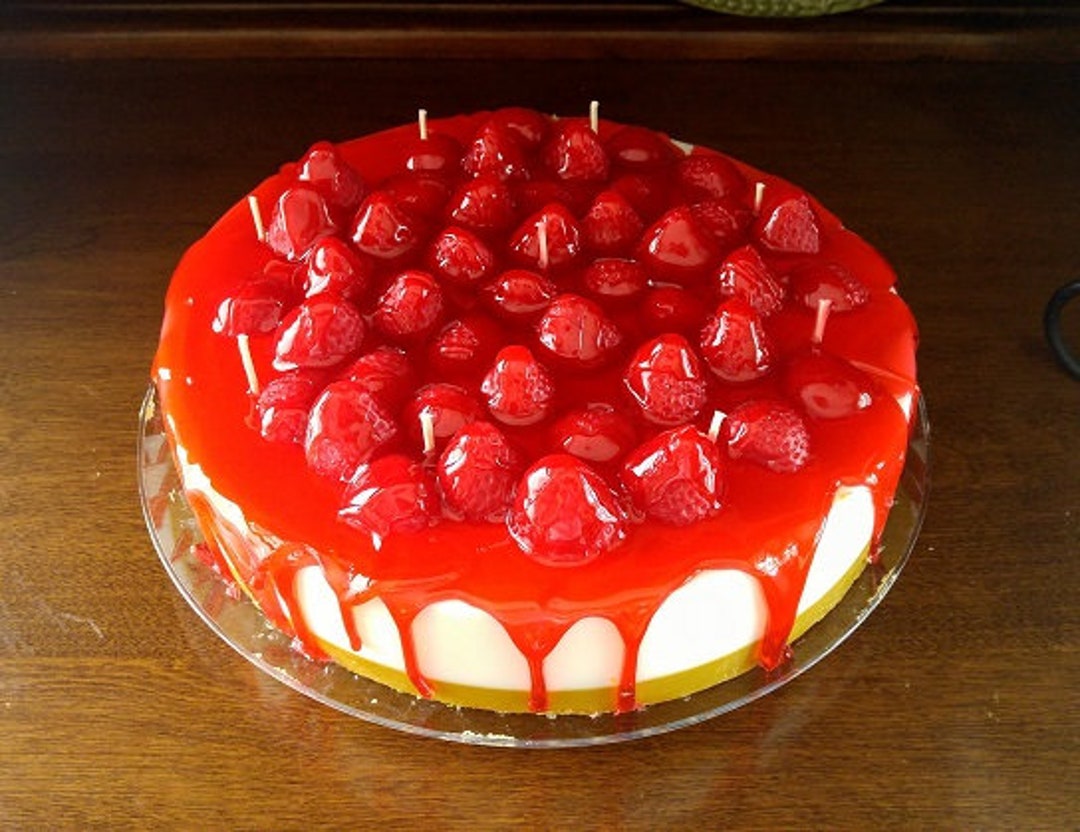 Fresh Strawberry Cheesecake Candle Etsy