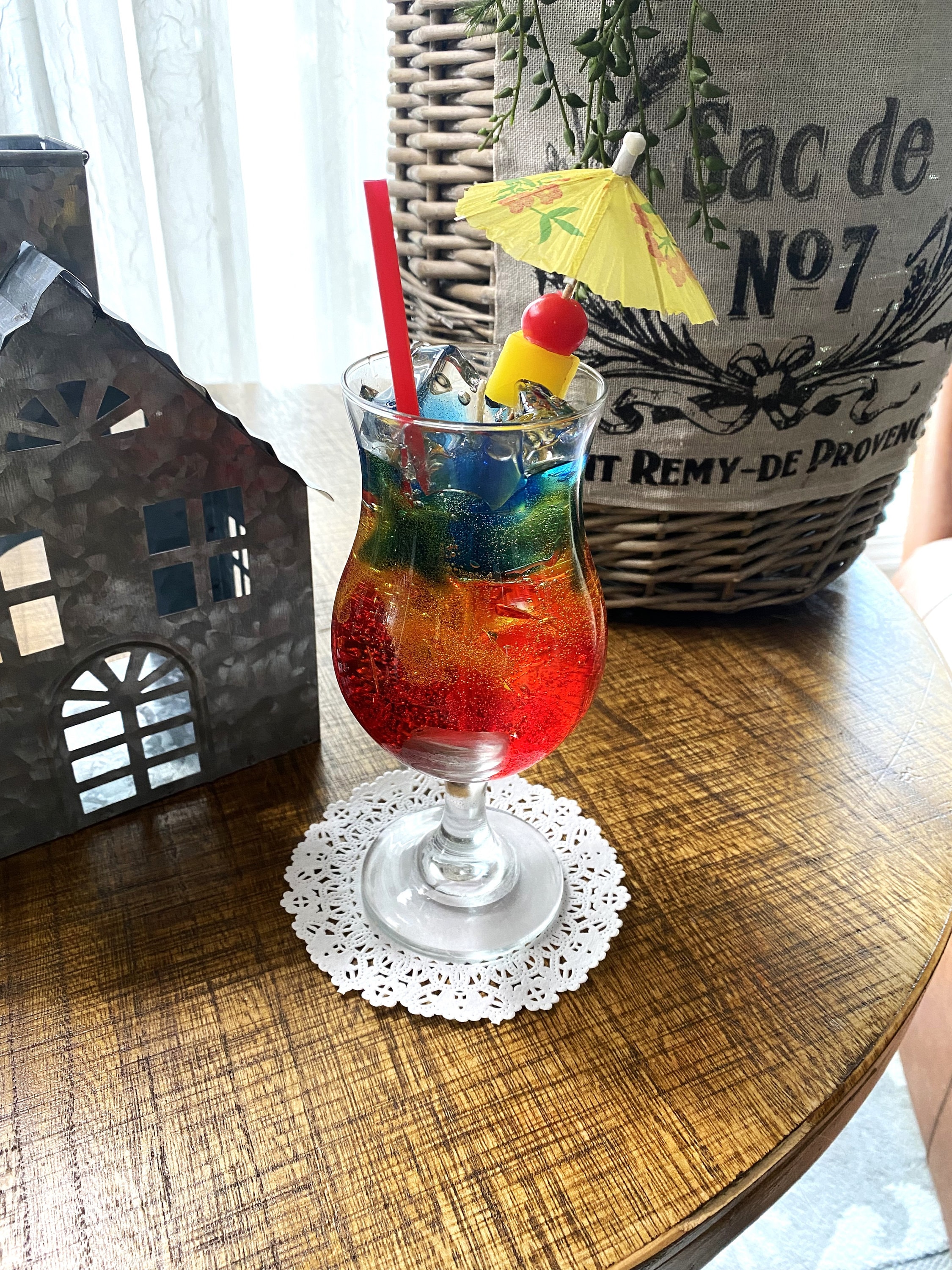 Paradise Tropical Drink Candle Made With Gel Wax - Etsy
