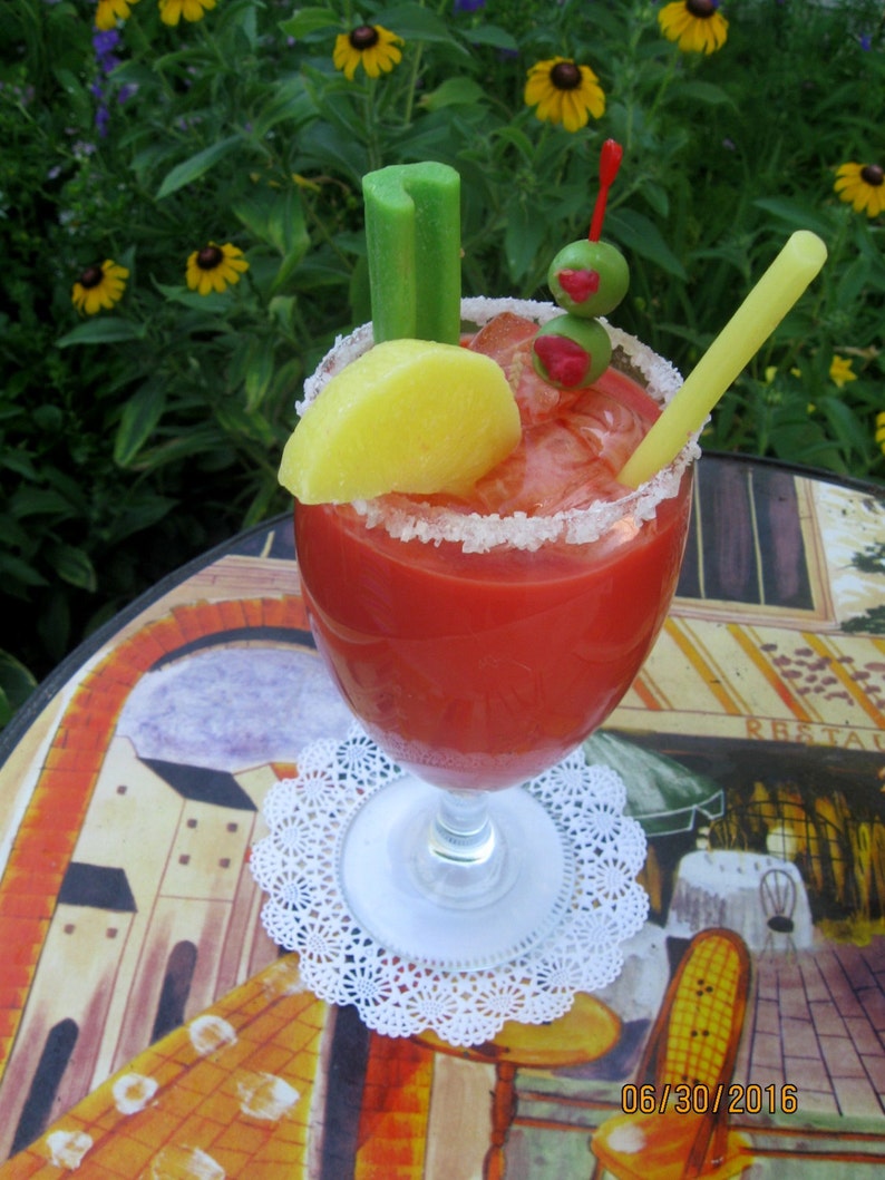 Bloody Mary Candle that looks amazingly real Etsy